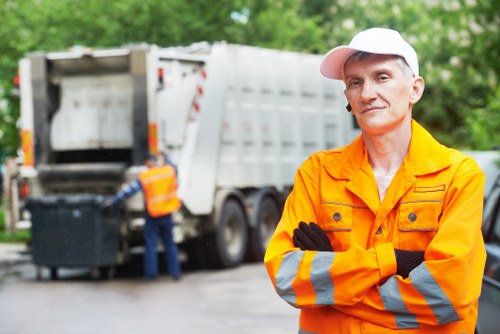 Clean and organized space after rubbish clearance service