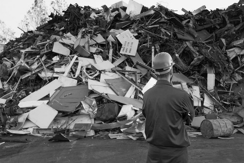 Eco-friendly rubbish collection process ensuring environmental protection