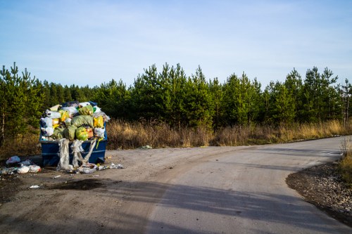 Different types of waste materials for recycling